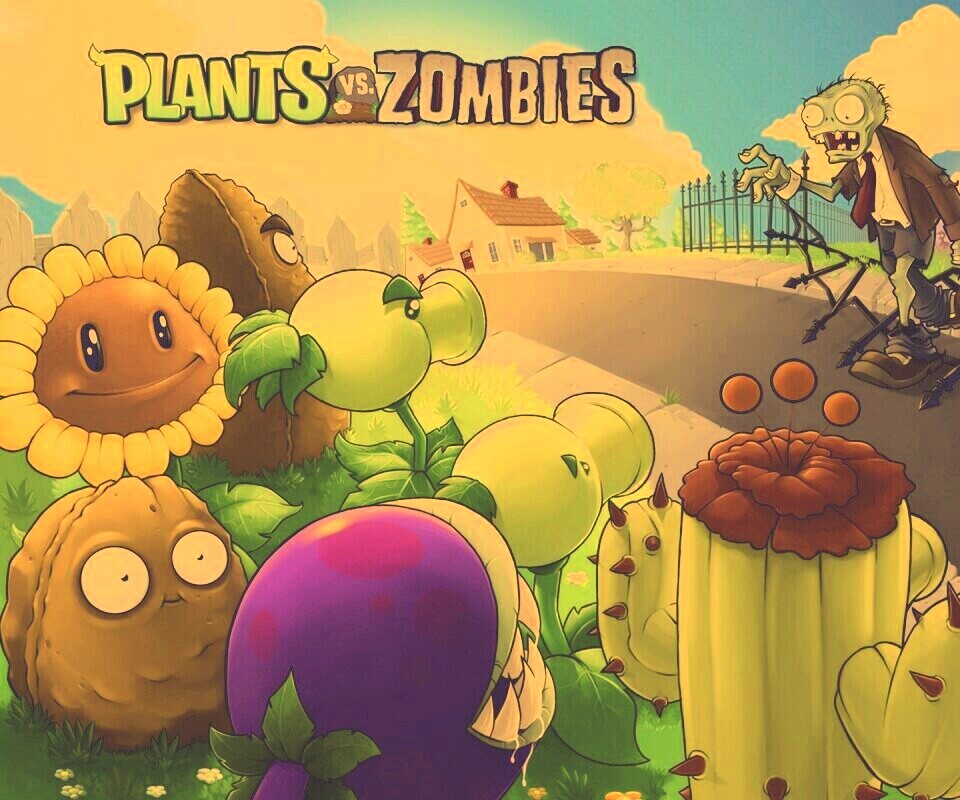 Plants vs zombies обои