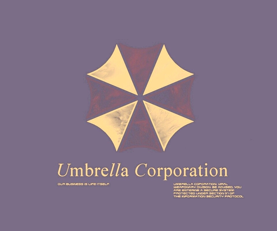 Логотип корпорации Амбрелла (Umbrella corp) обои