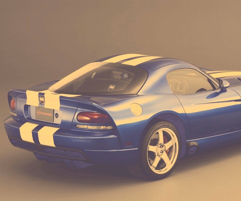 Синий Dodge Viper обои