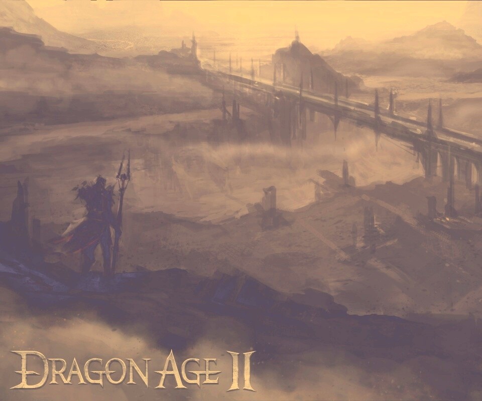Пейзаж Dragon Age обои