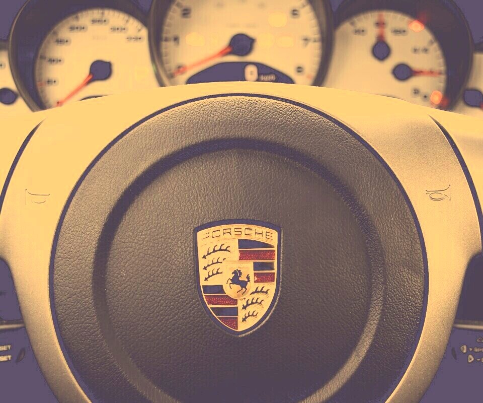 Руль Porshe обои