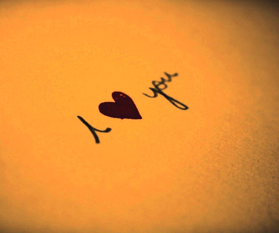 I love you обои
