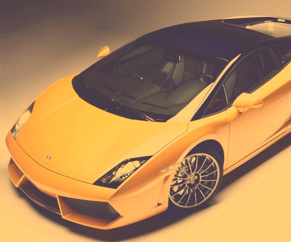 Жёлтый Lamborghini Gallardo обои