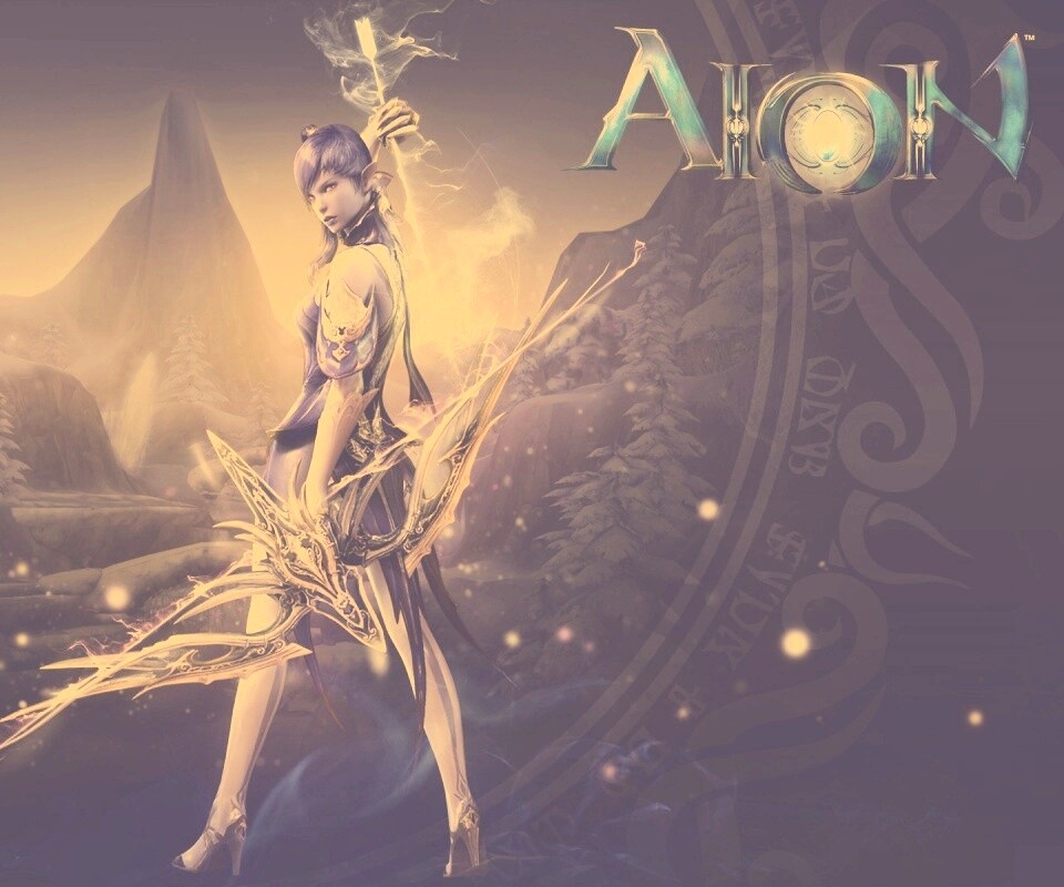 Эльфийка из Aion обои