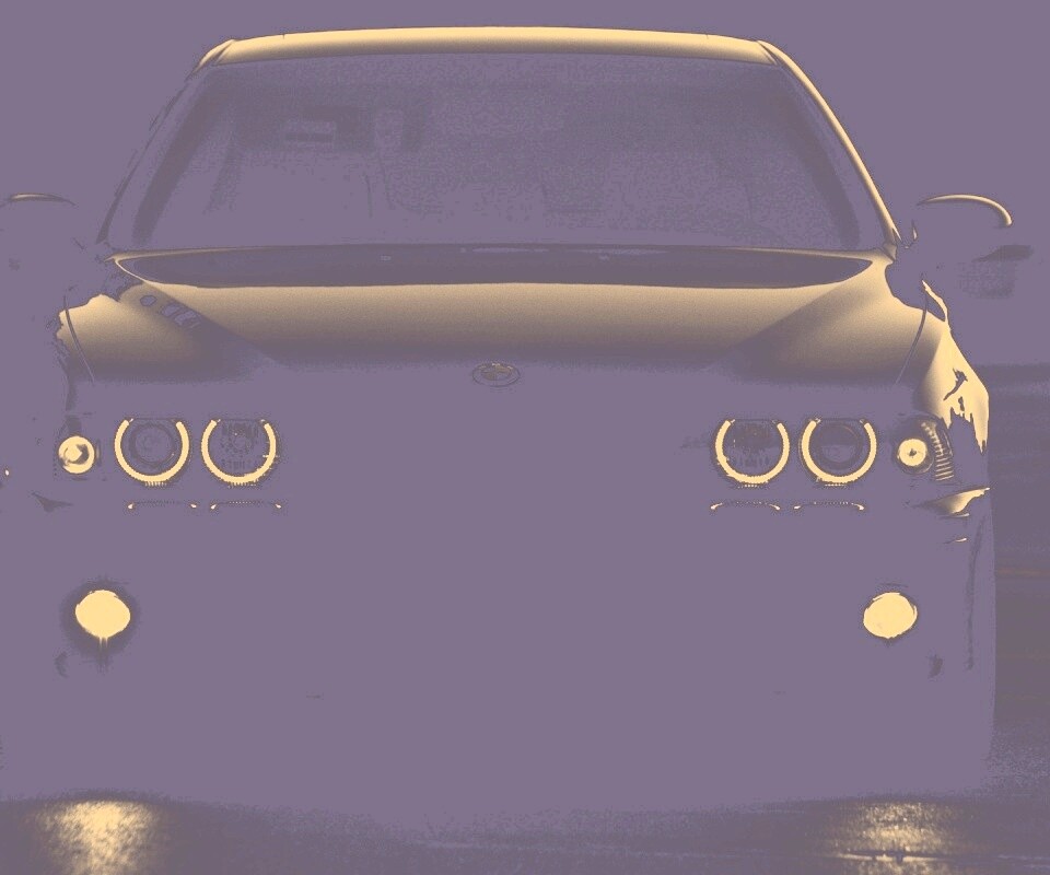 Чёрный BMW обои