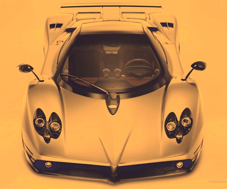 Pagani Zonda спереди обои