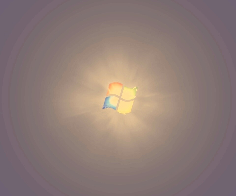 Черные обои Windows Seven обои