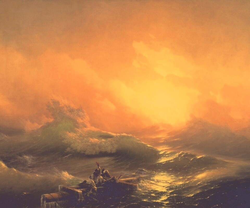 Айвазовский: Девятый вал обои