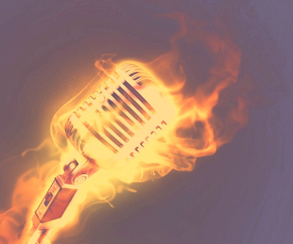 On fire! обои