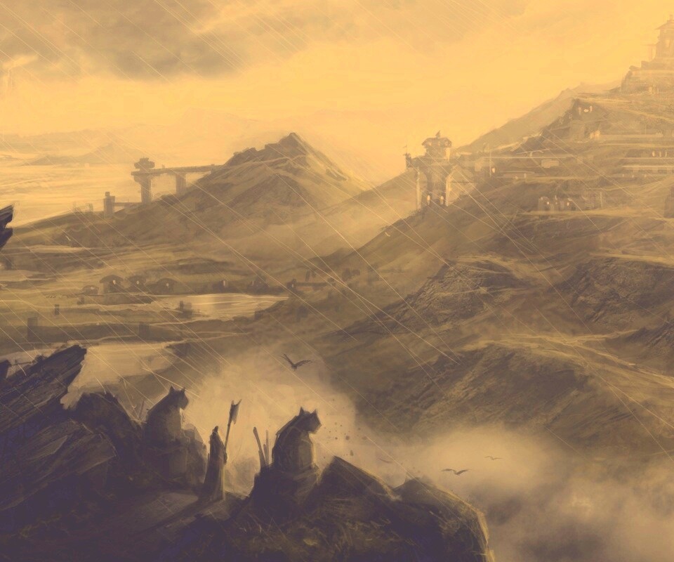Пейзаж из Dragon Age 2 обои