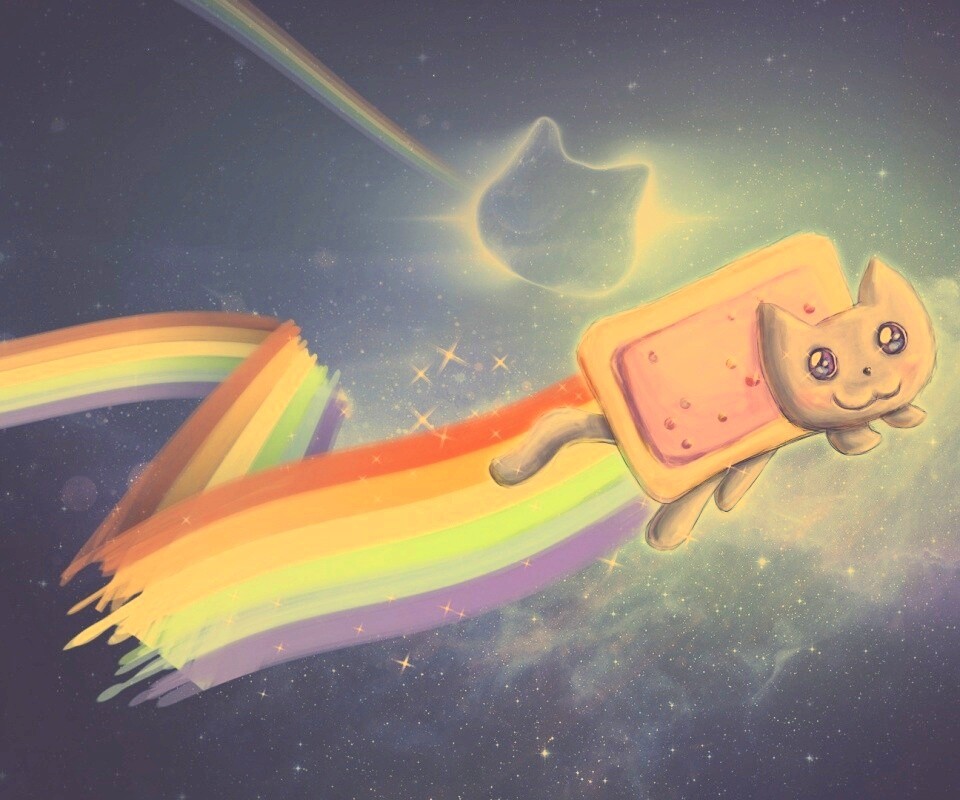 Nyan cat обои