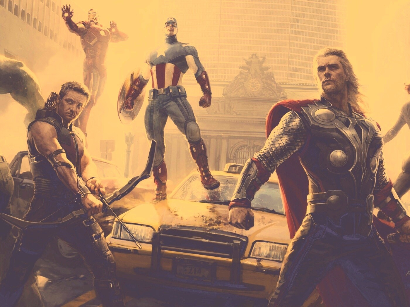 Арт к фильму Мстители обои