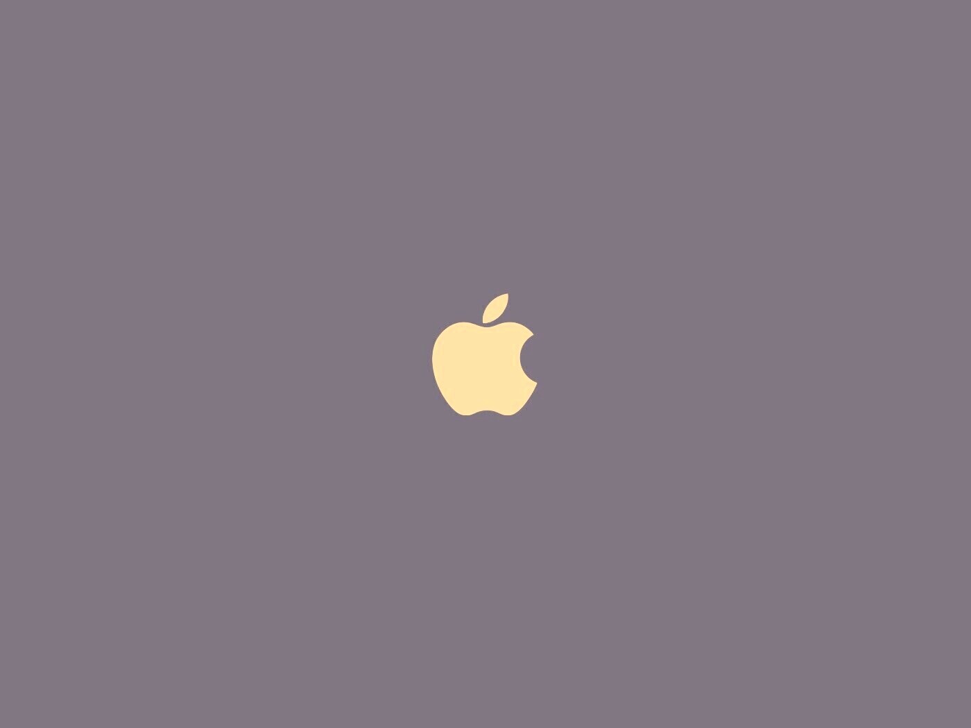 Логотип Apple на черном фоне обои