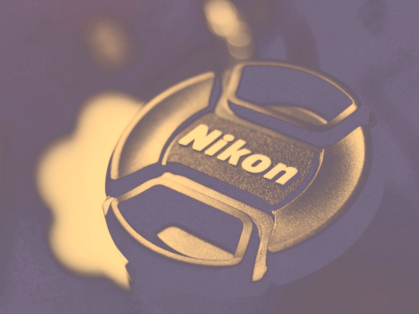 Крышечка от объектива Nikon обои