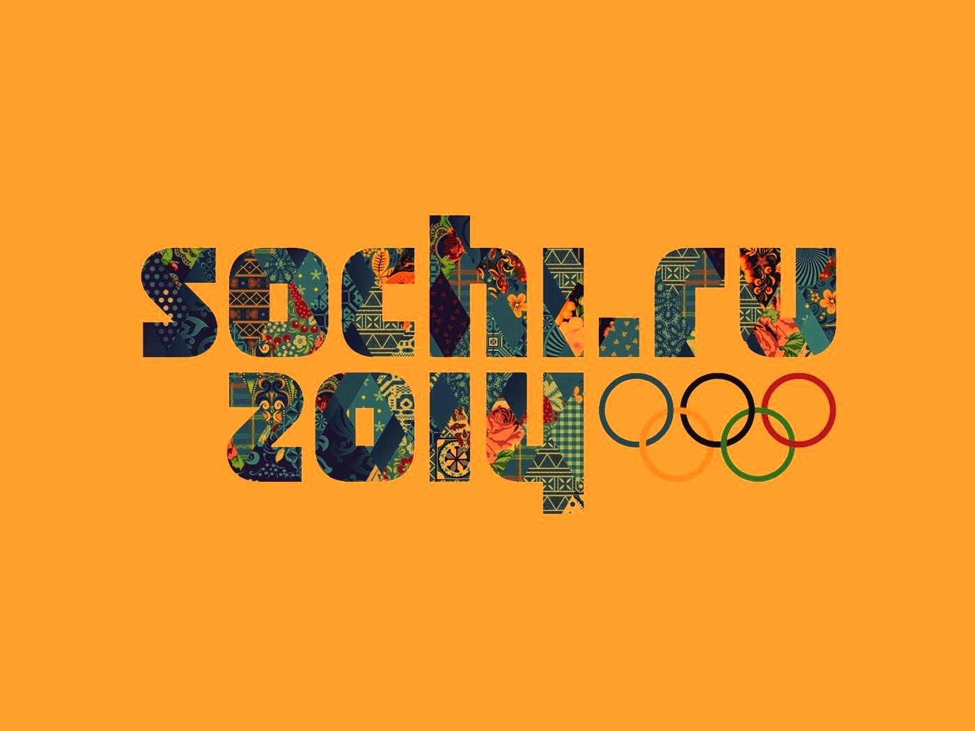 Логотип олимпиады Сочи 2014 обои