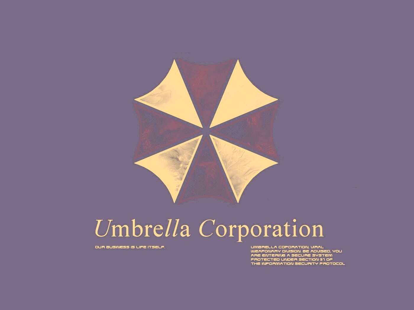 Логотип корпорации Амбрелла (Umbrella corp) обои