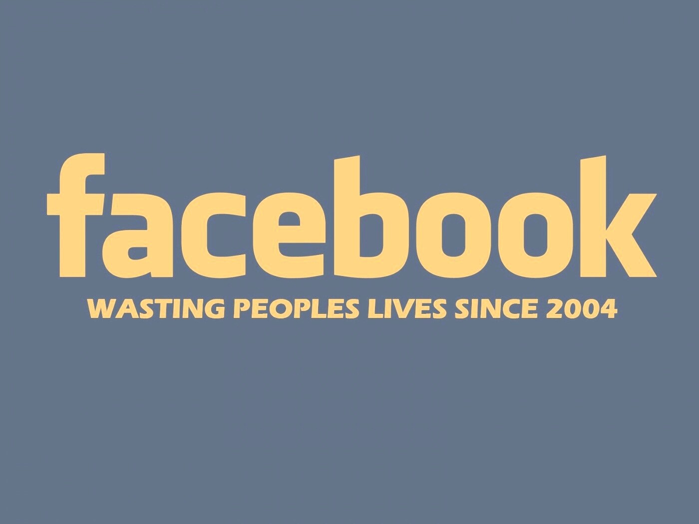 Facebook - жизнь на свалку обои