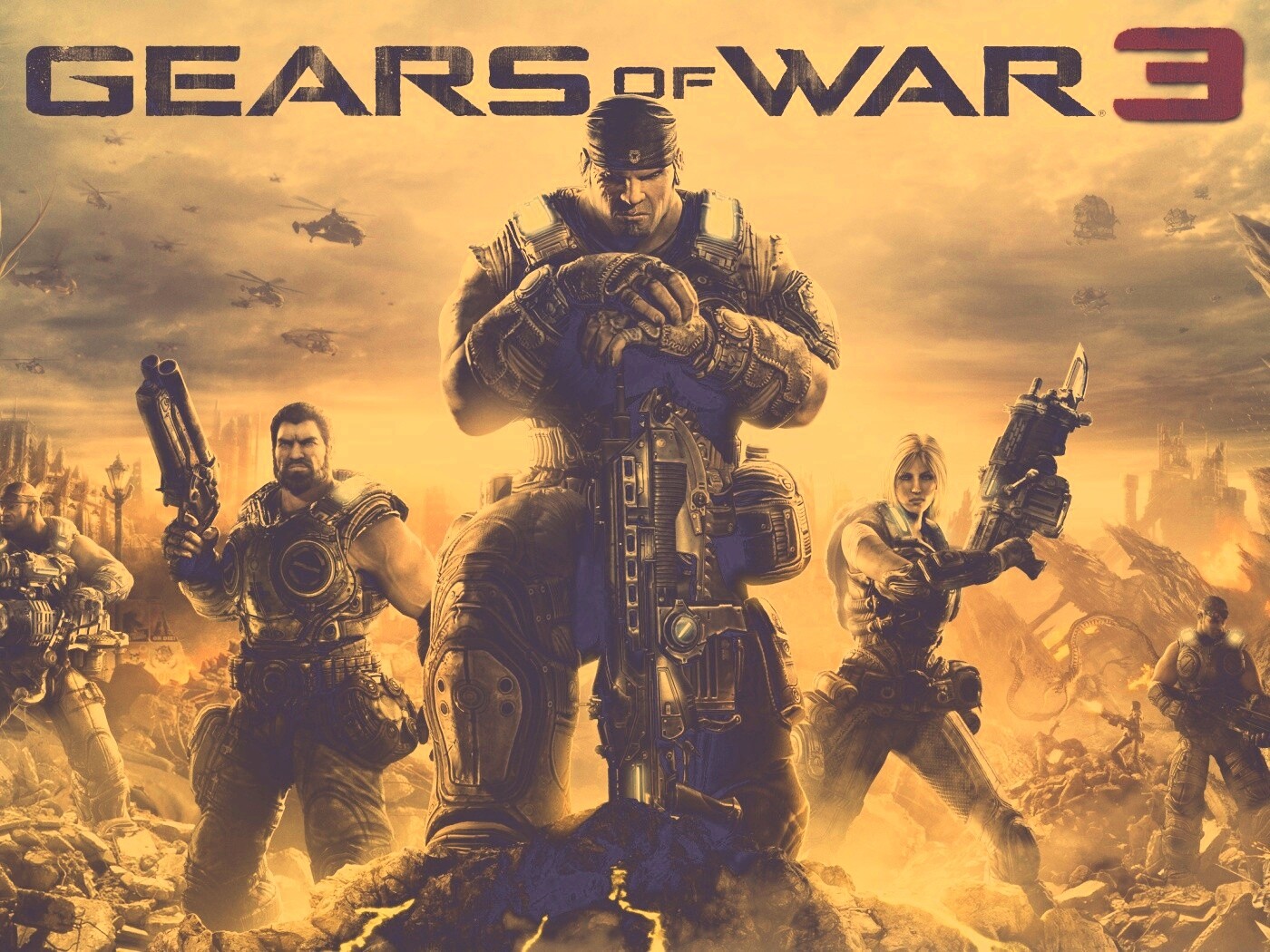 Gears of War 3 обои