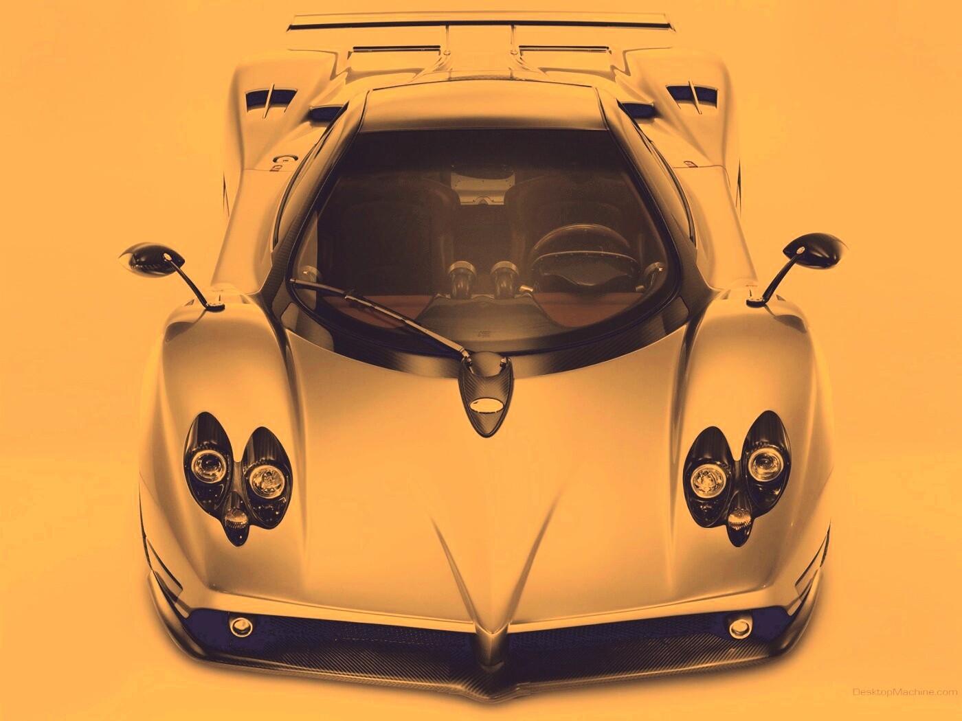 Pagani Zonda спереди обои