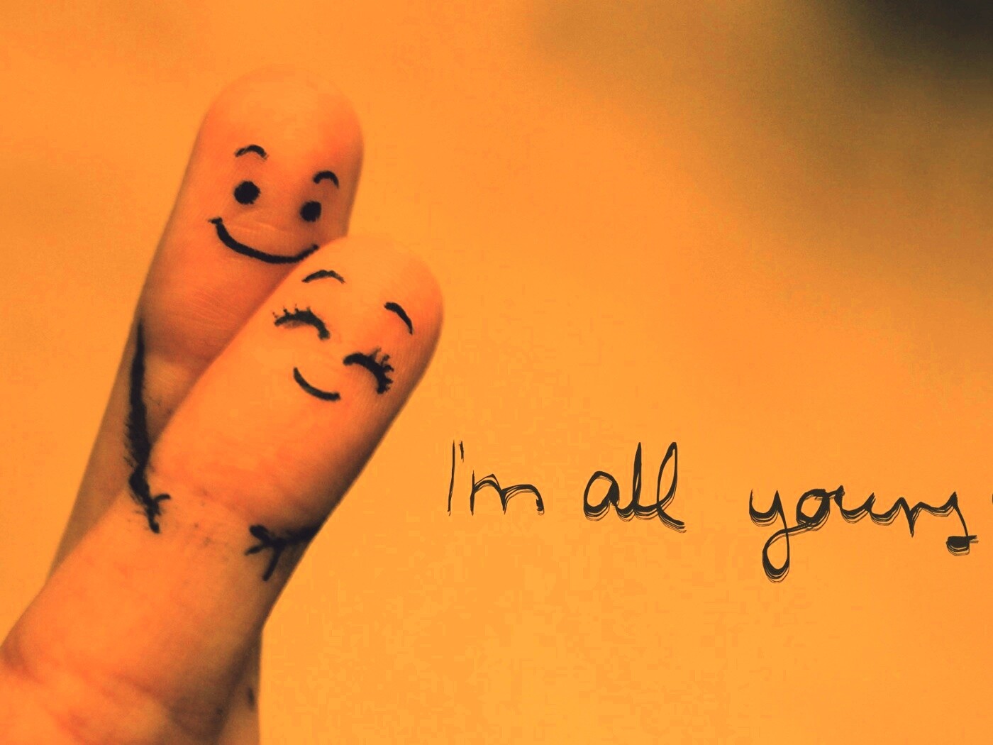 I"m all yours! обои