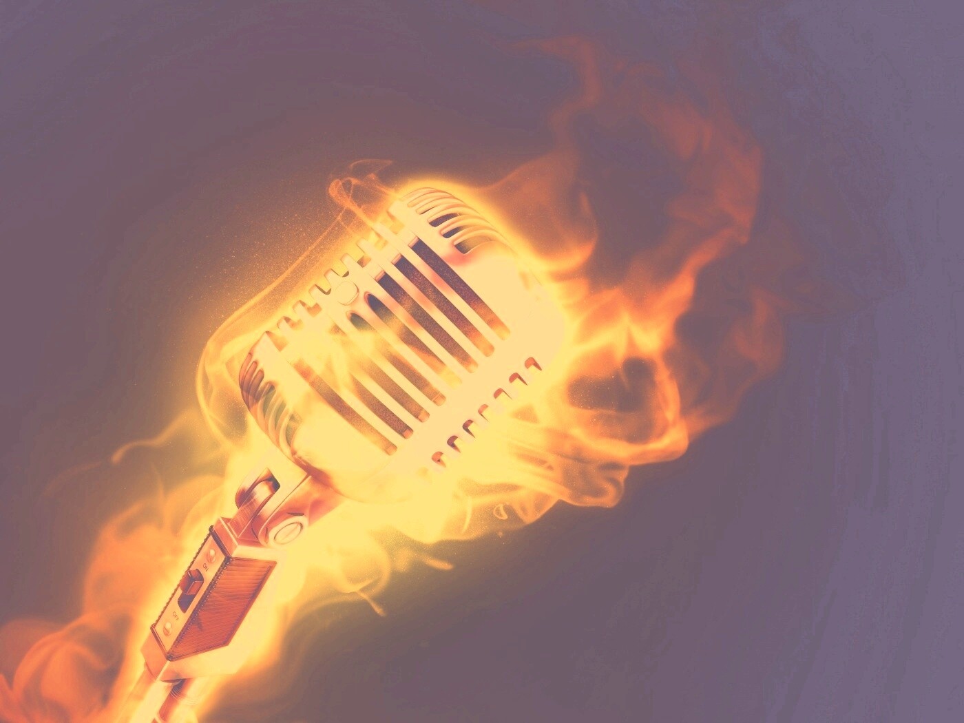 On fire! обои