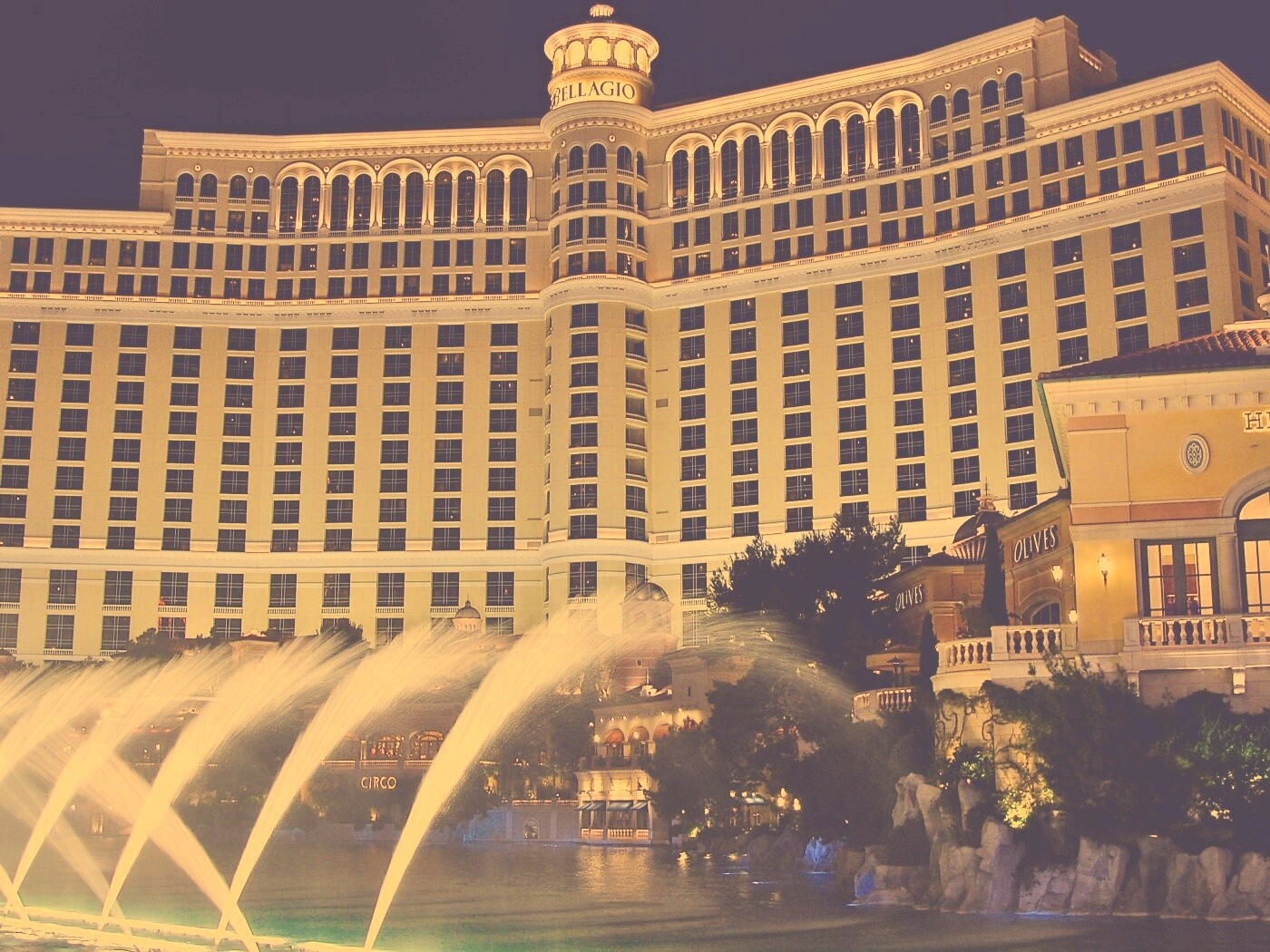 Казино Bellagio в Лас-Вегасе обои