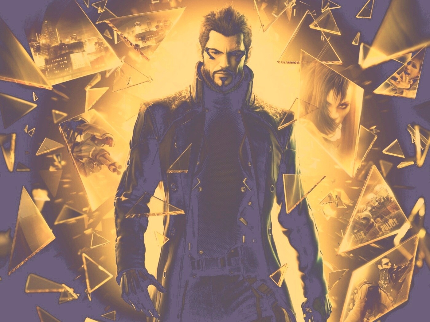 Адам Дженсен из Deus Ex : Human Revolution обои