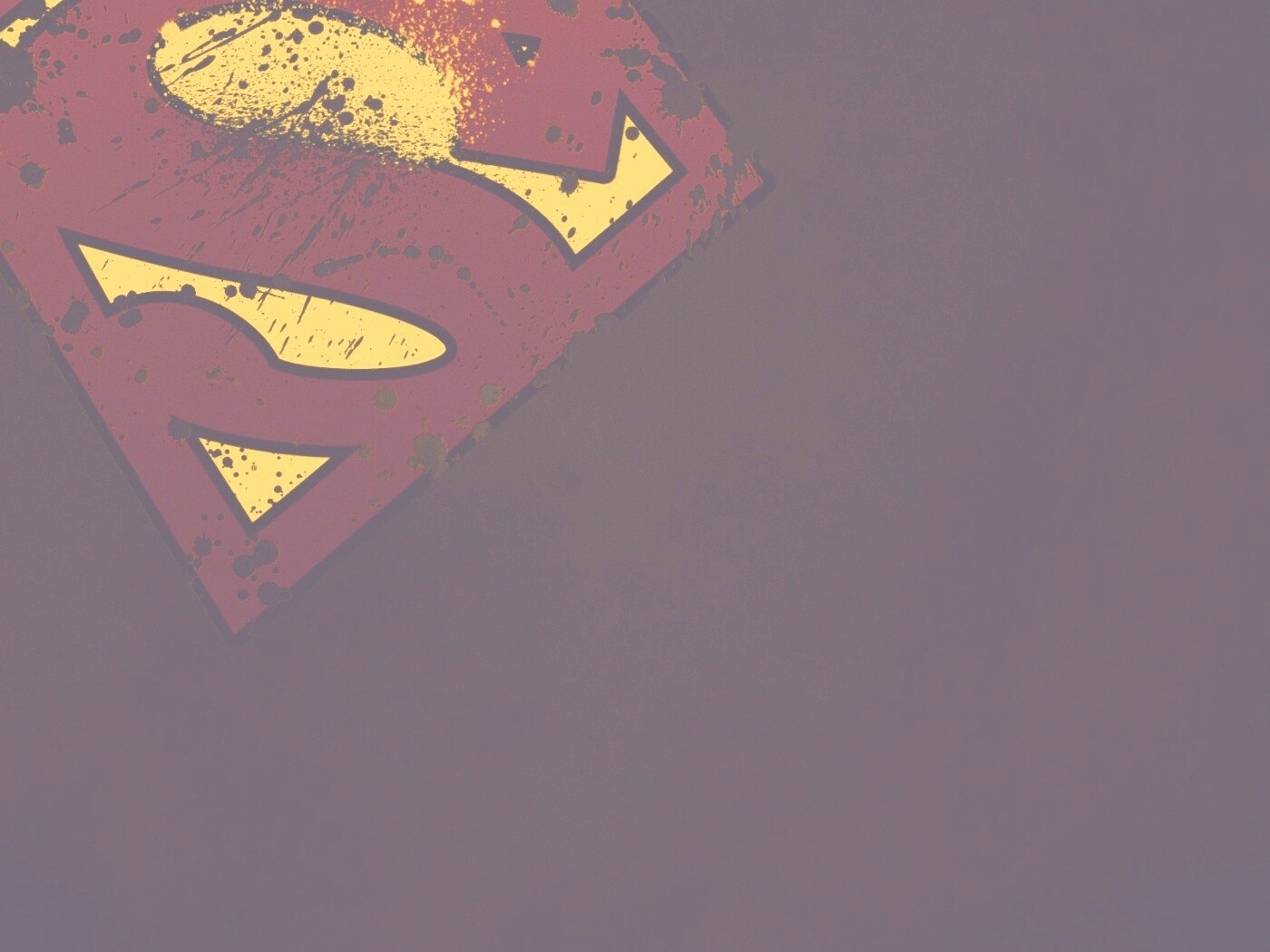 Потертый знак Супермена обои