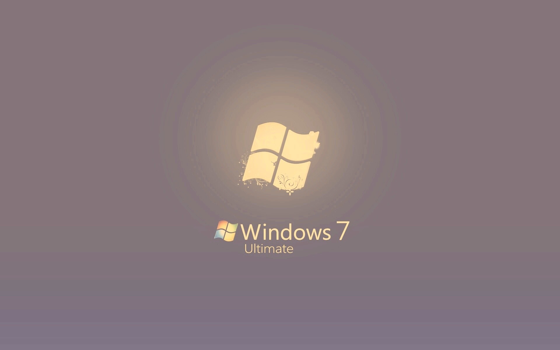 Логотип WIndows 7 Ultimate обои