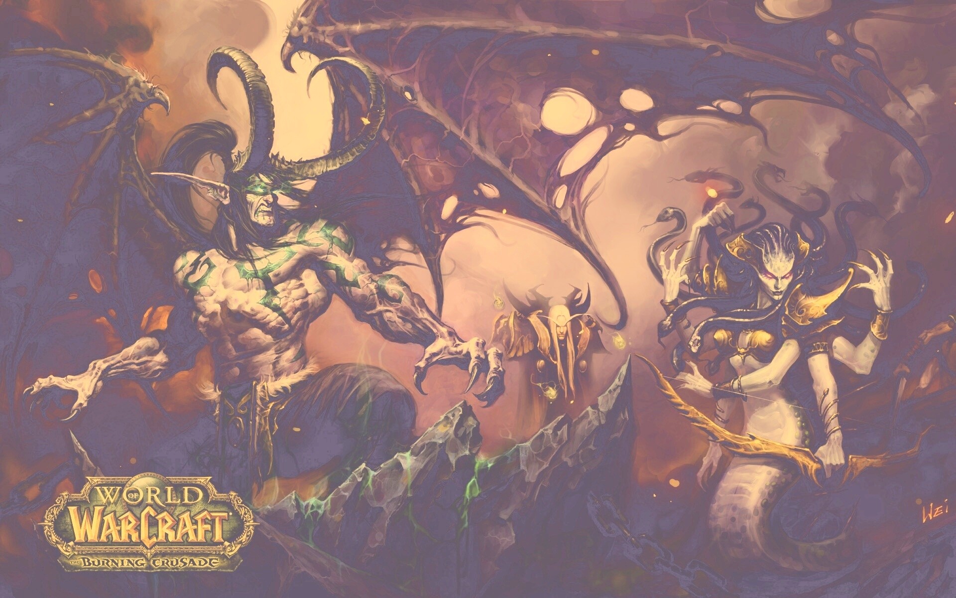 Обои Worldof WarCraft Burning Crusade обои