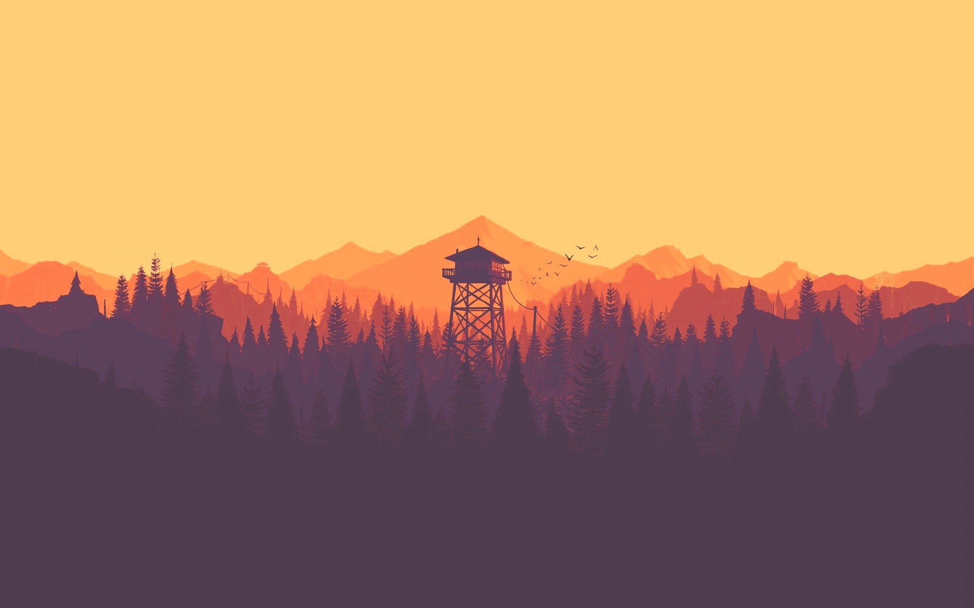 Firewatch обои