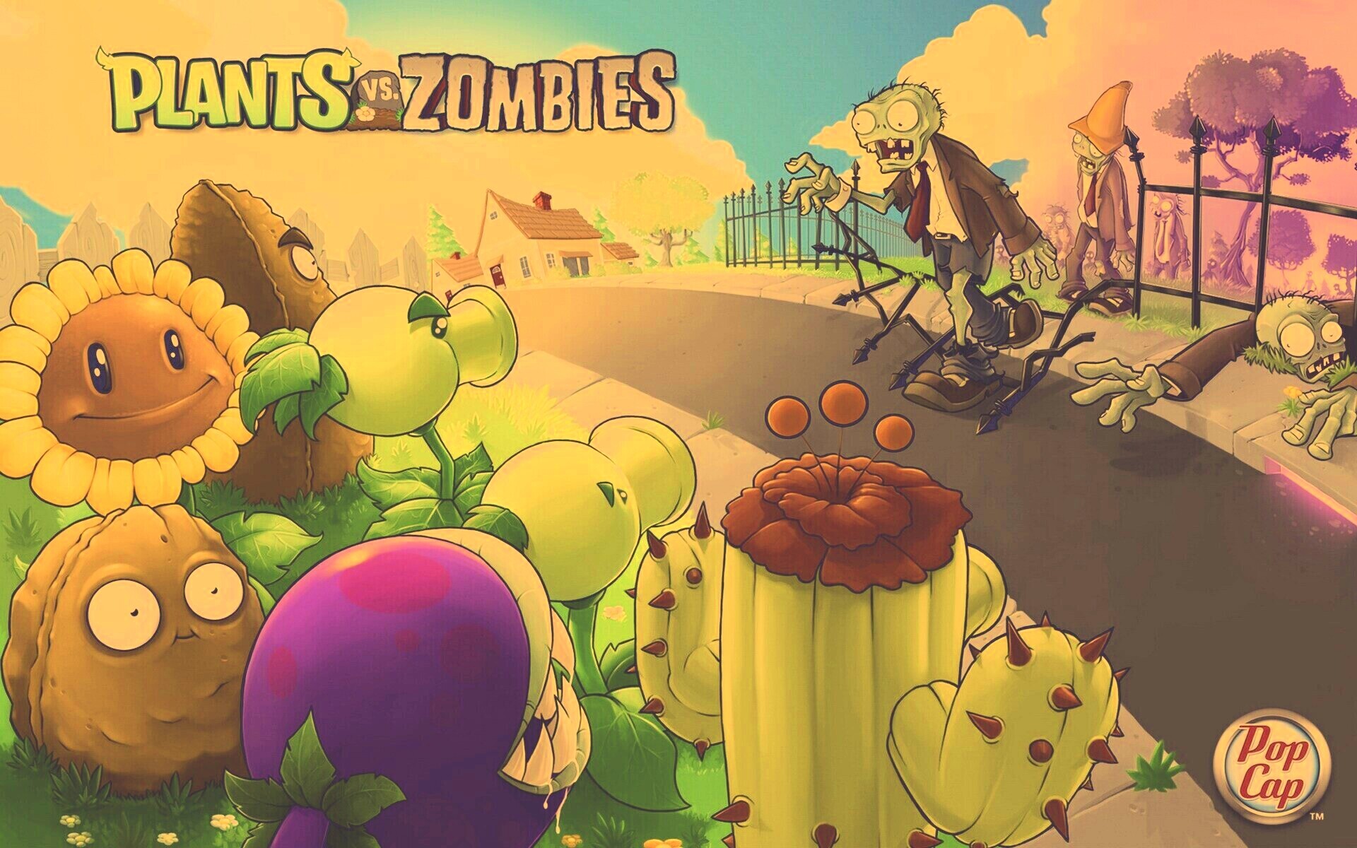 Plants vs zombies обои