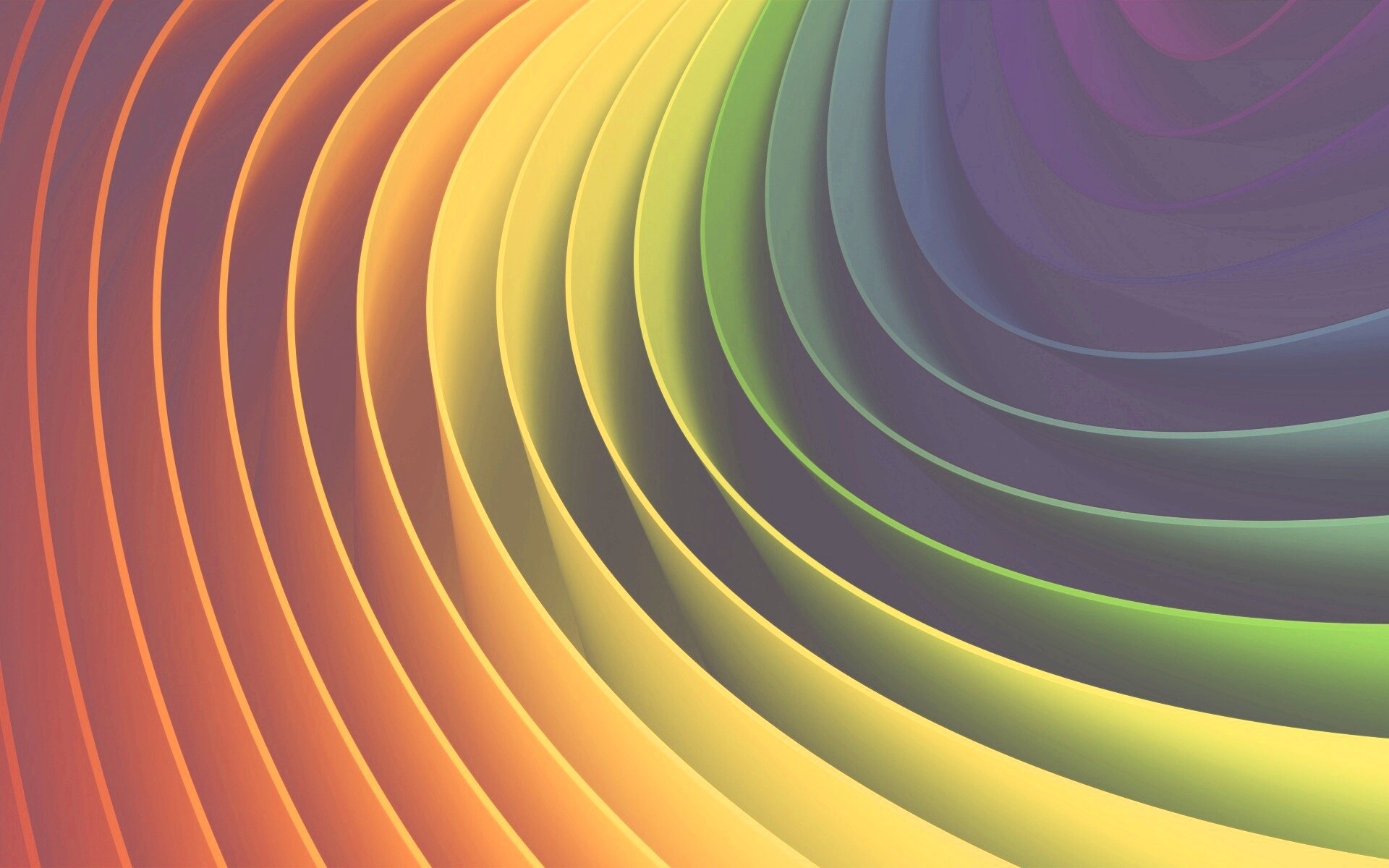 Радуга может быть такой обои