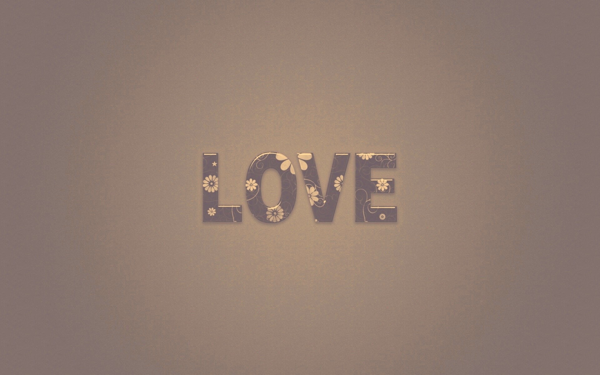 Любовь в минимализме обои