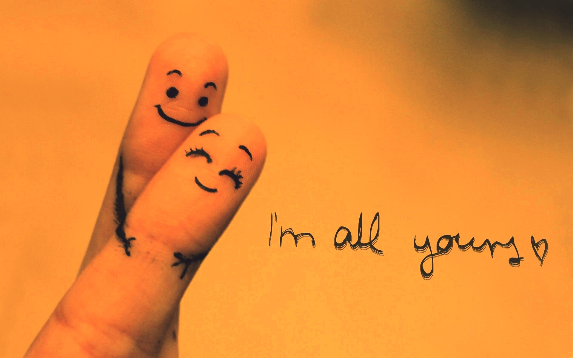 I"m all yours! обои