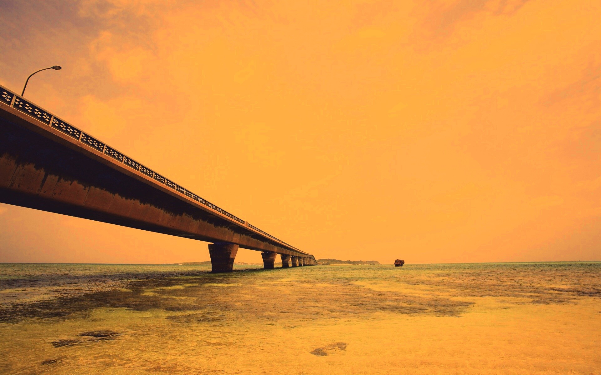 Мост до острова обои