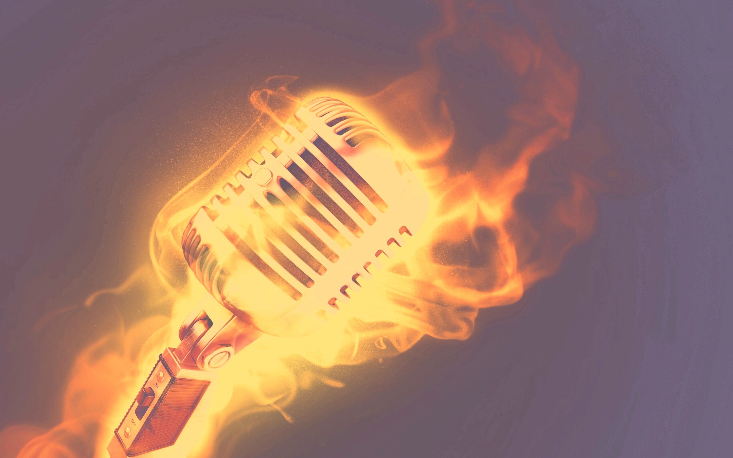 On fire! обои