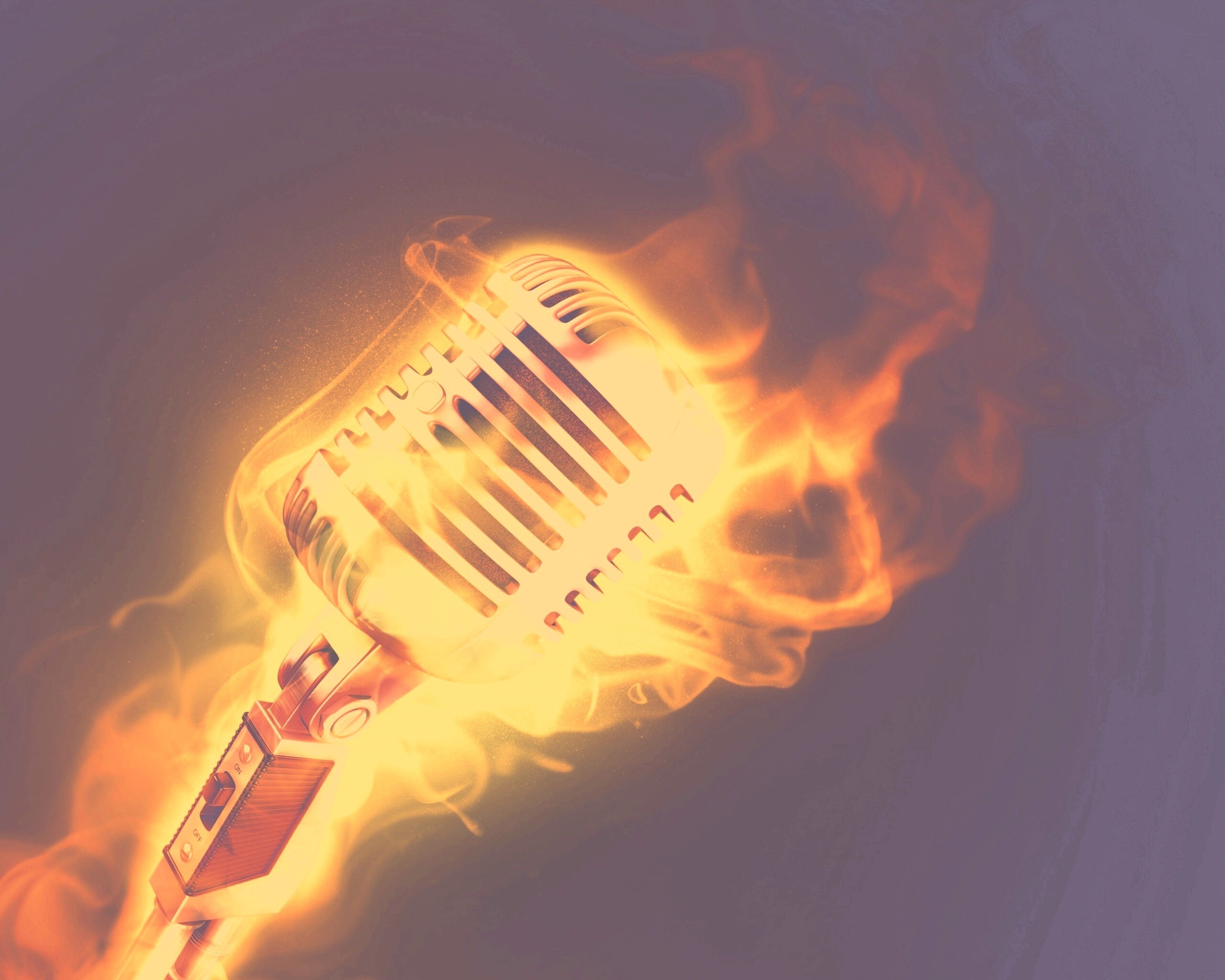 On fire! обои