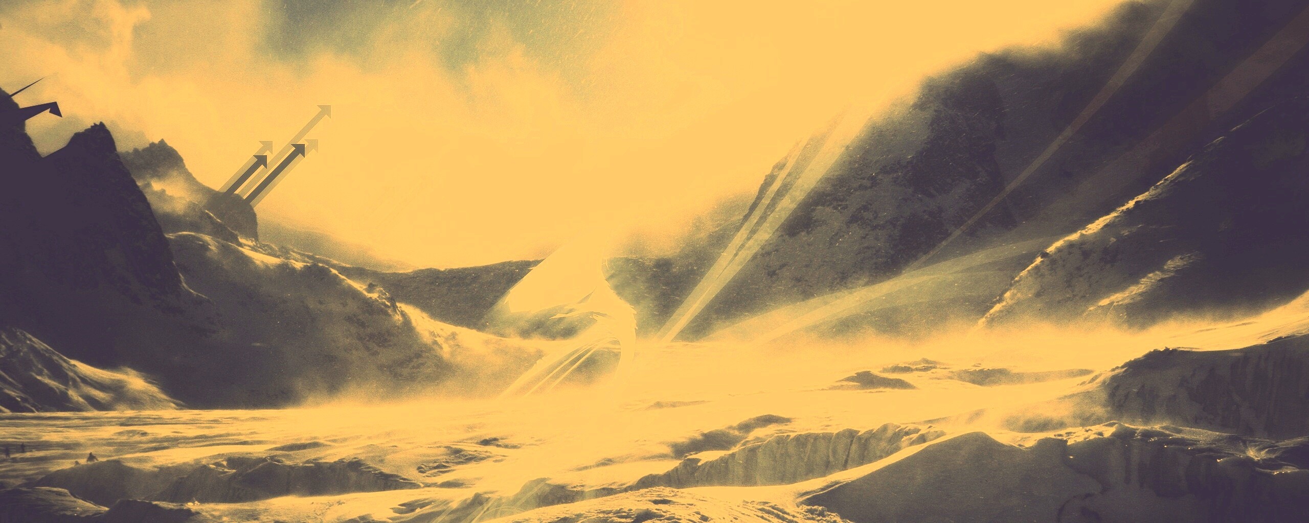 Туманные горы обои