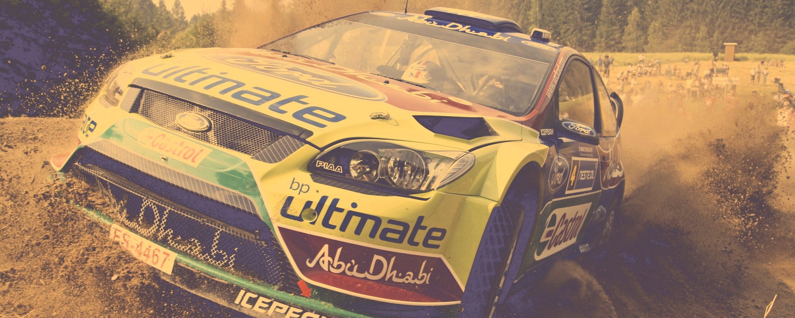 Форд учавствует в ралли обои