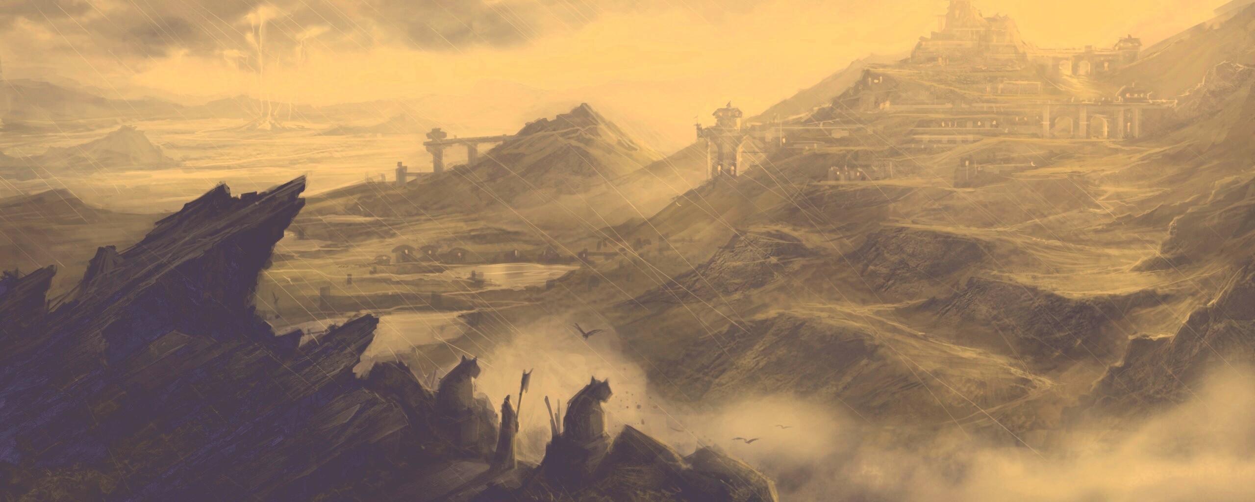 Пейзаж из Dragon Age 2 обои