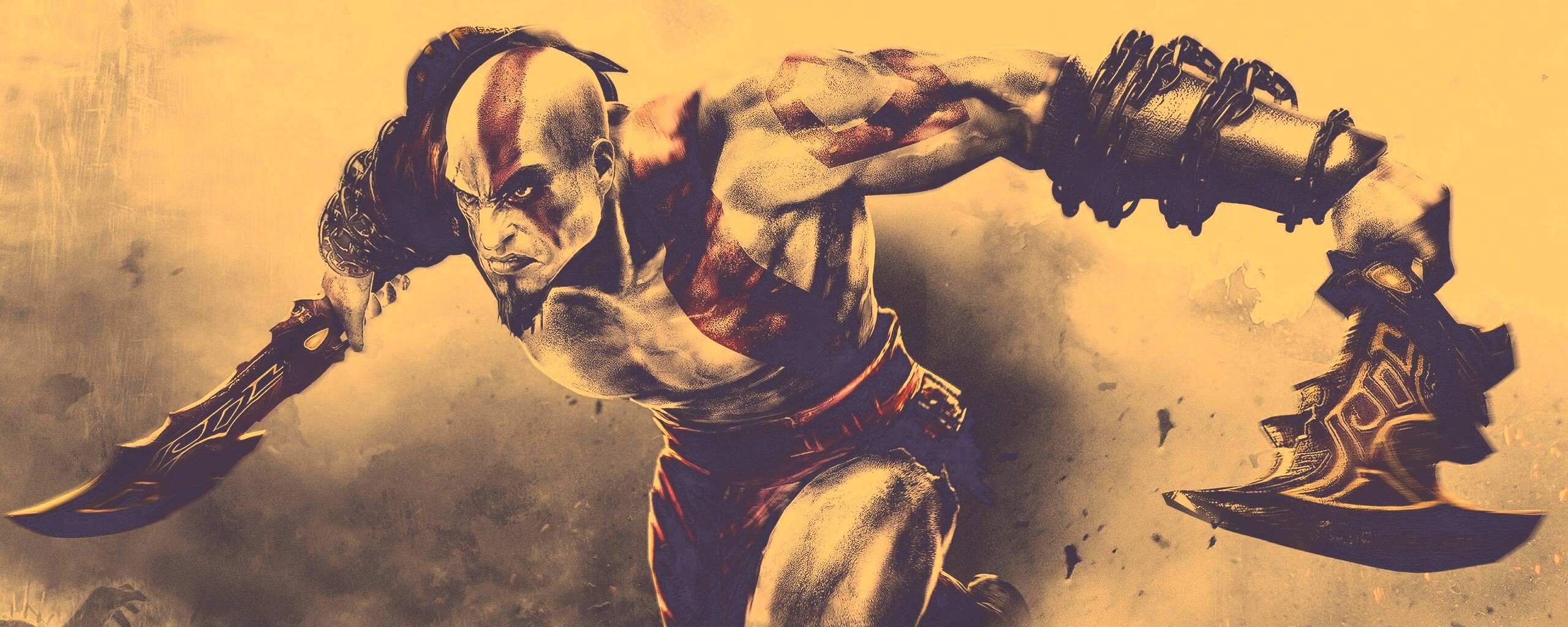 Герой игры God of War обои