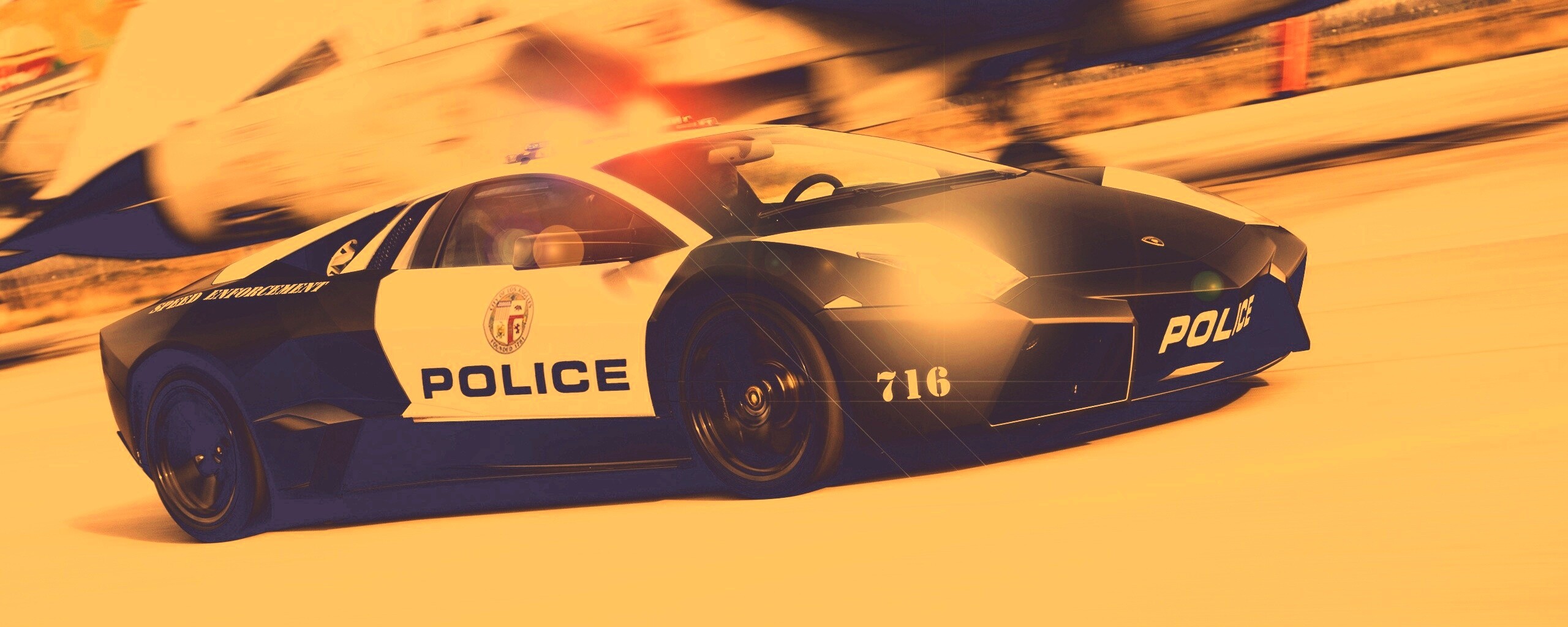 Полицейска Lamborghini из NFS обои