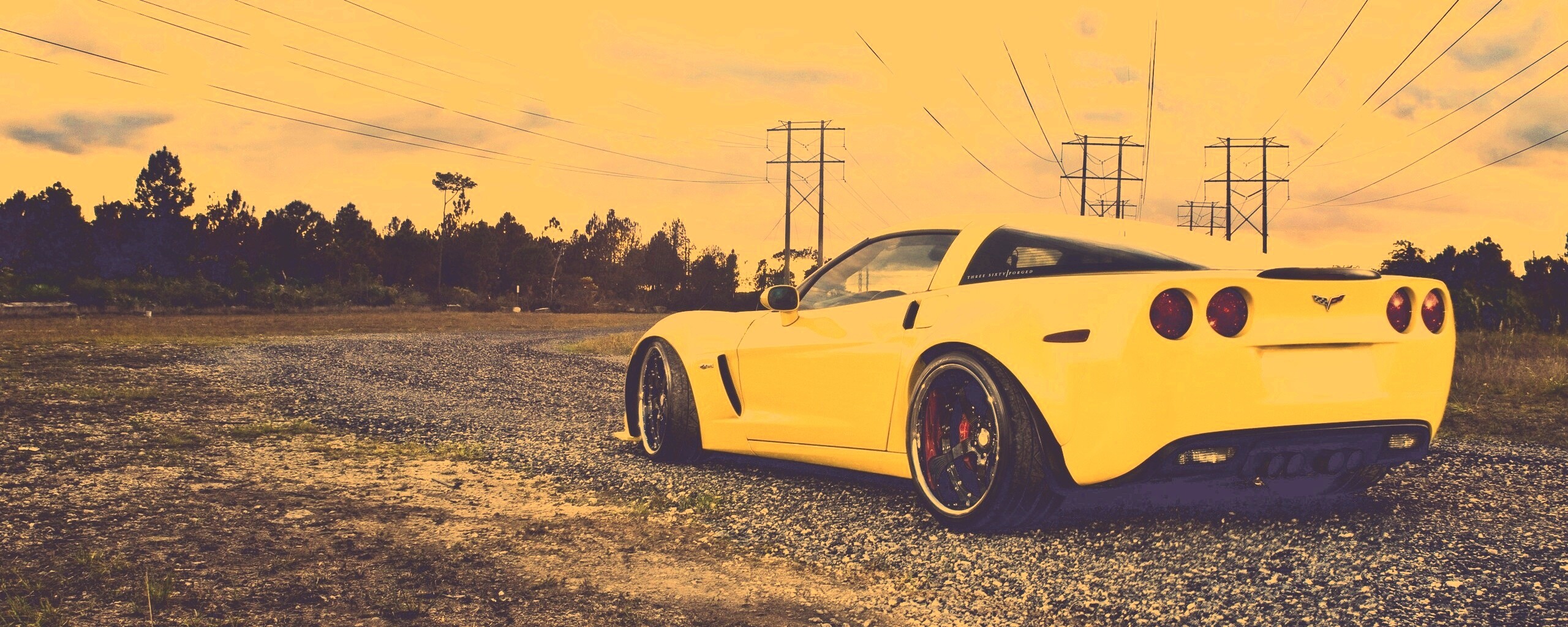 Chevrolet corvette обои