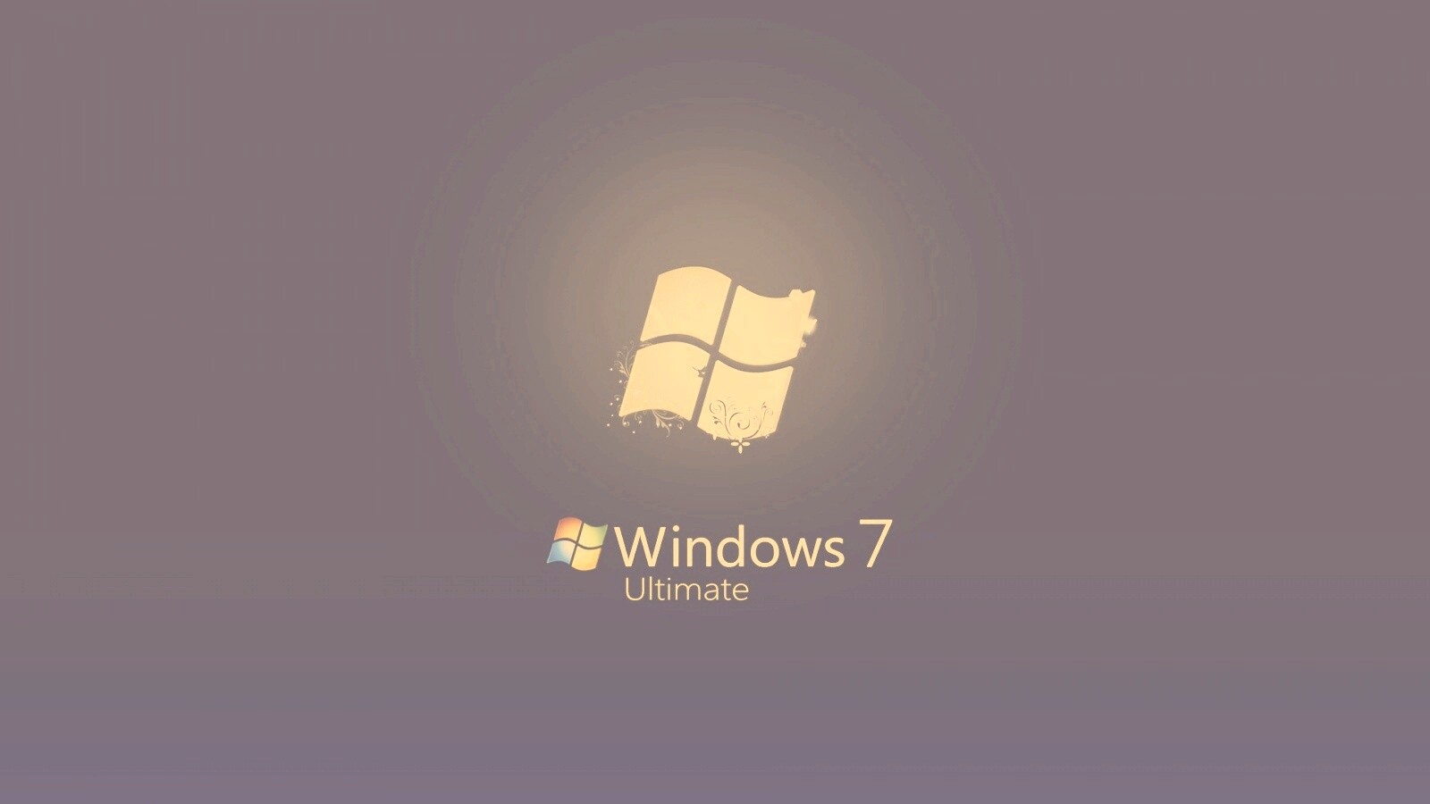 Логотип WIndows 7 Ultimate обои