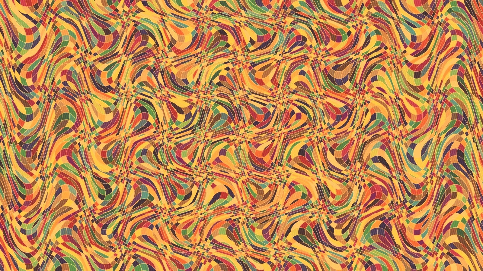 Кривые разноцветные клеточки обои