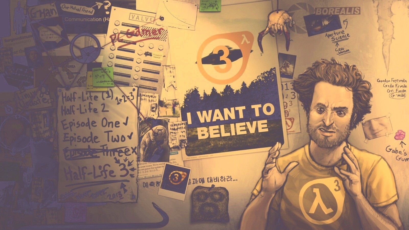 Half Life 3 - I want to believe обои