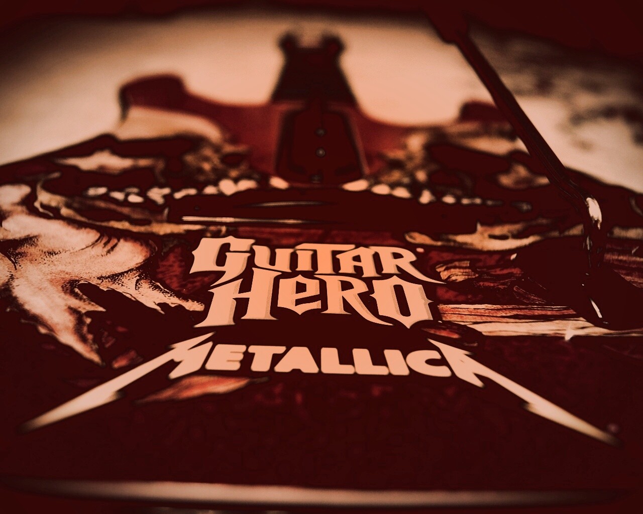 Контролер для Guitar Hero с Металликой обои