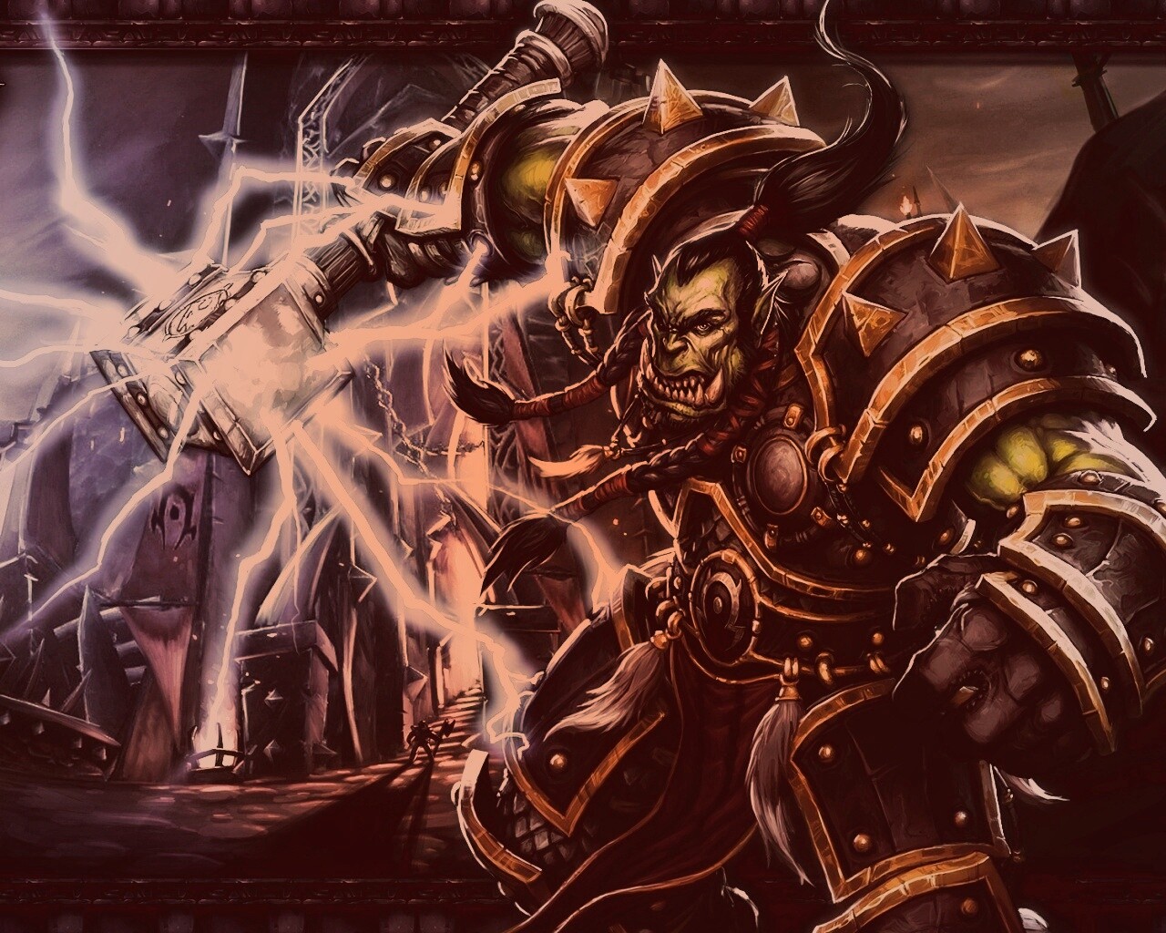 Орк из WOW обои