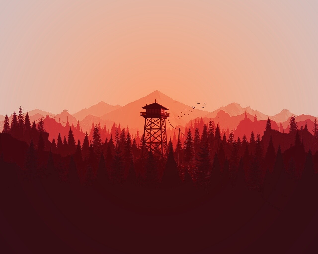 Firewatch обои